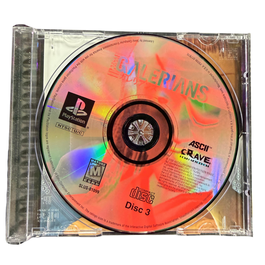 Galerians [MISSING MANUAL/INSERTS] – PlayStation 1 (PS1)
