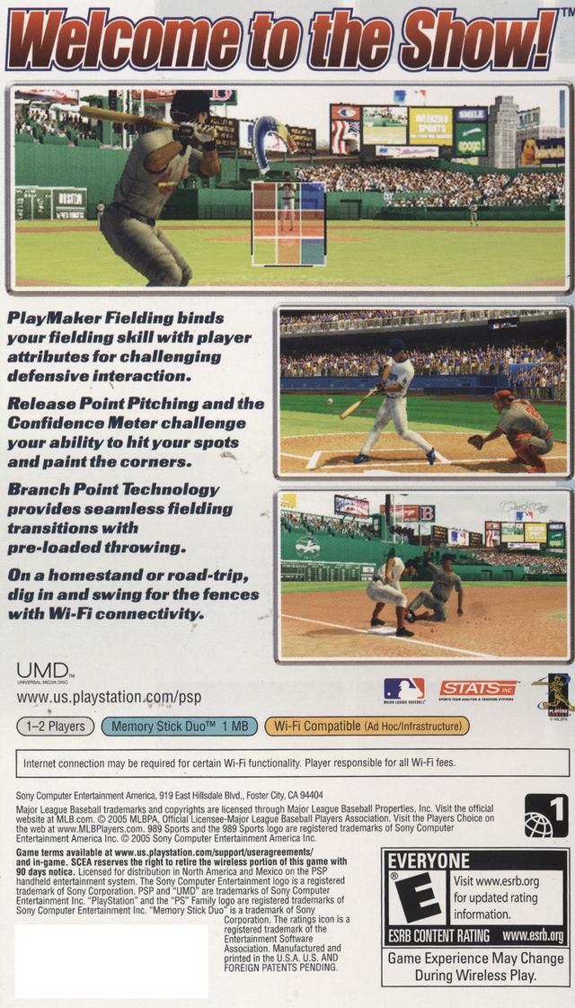 MLB — PlayStation Portable (PSP)