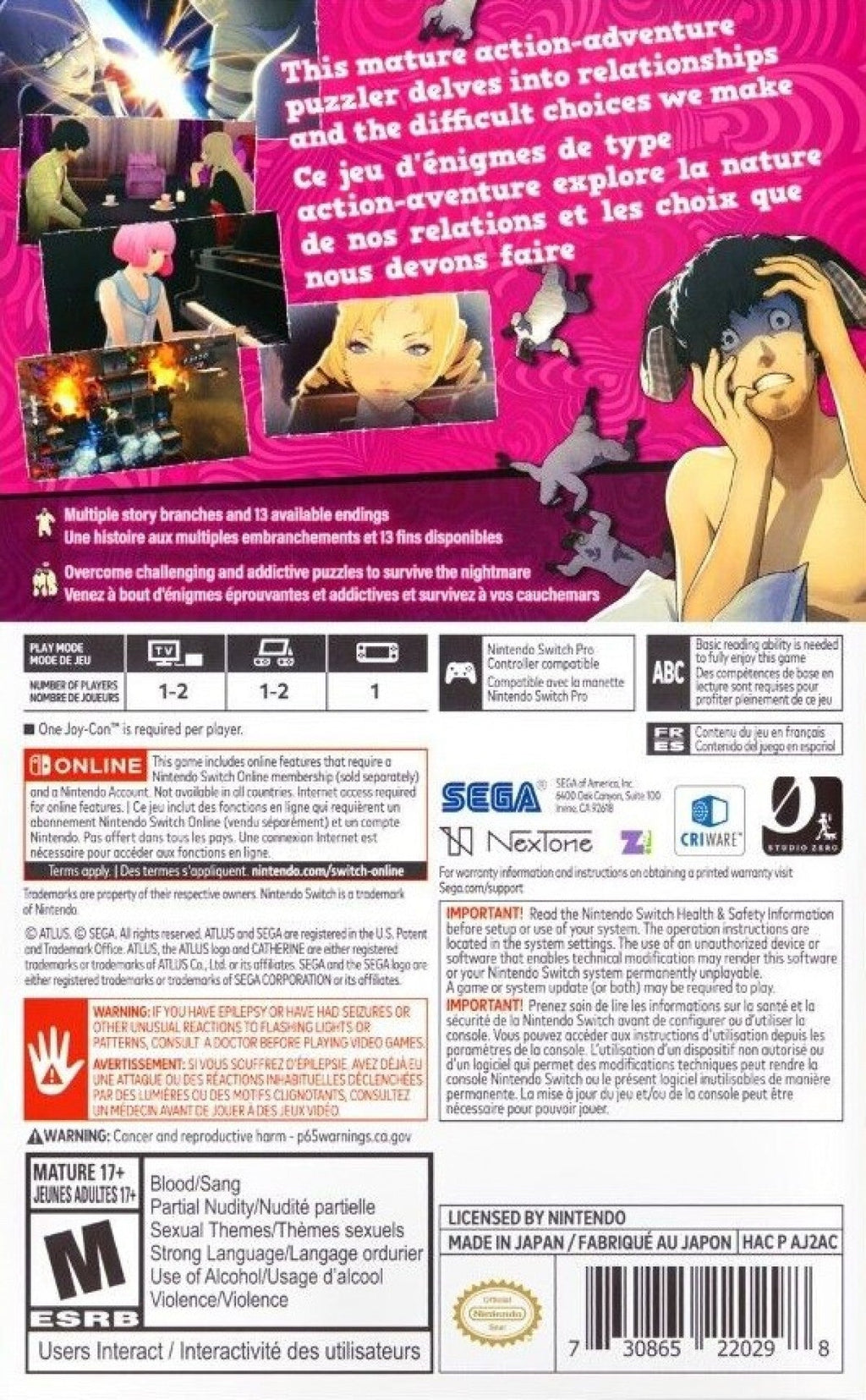 Catherine: Full Body – Nintendo Switch (NS)