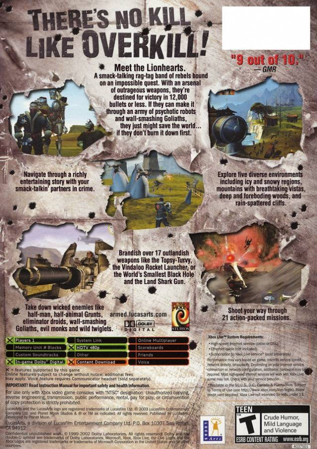 Armed and Dangerous – Xbox (XBOX)