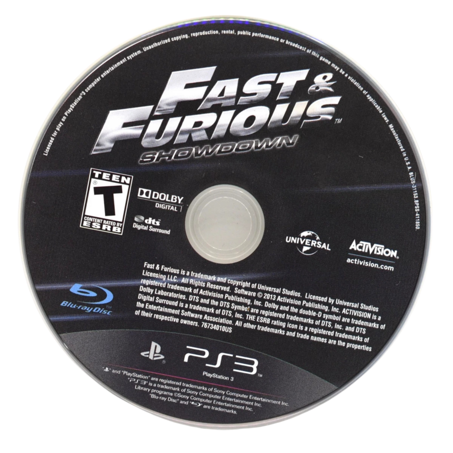 Fast and the Furious: Showdown – PlayStation 3 (PS3)
