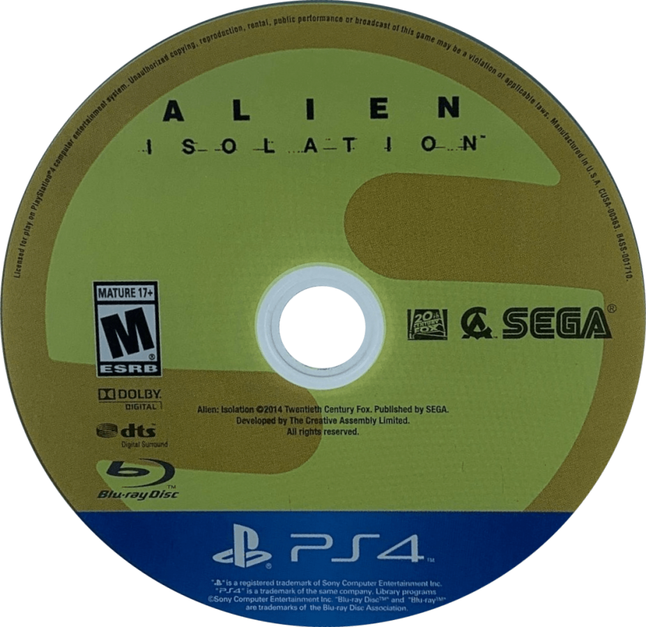 Alien: Isolation – PlayStation 4 (PS4)