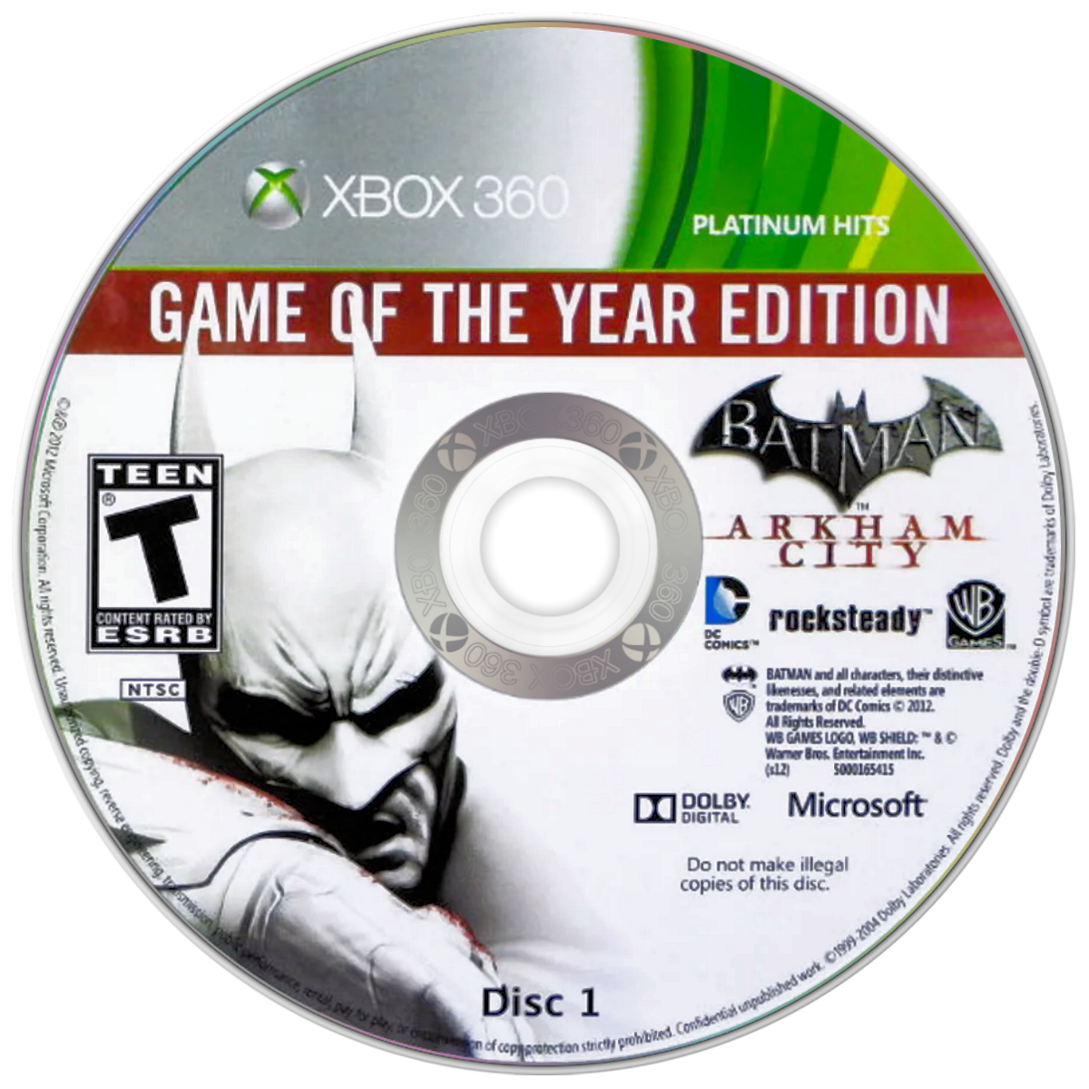 Batman: Arkham City [Platinum Hits Game of the Year] – Xbox 360 (X360)