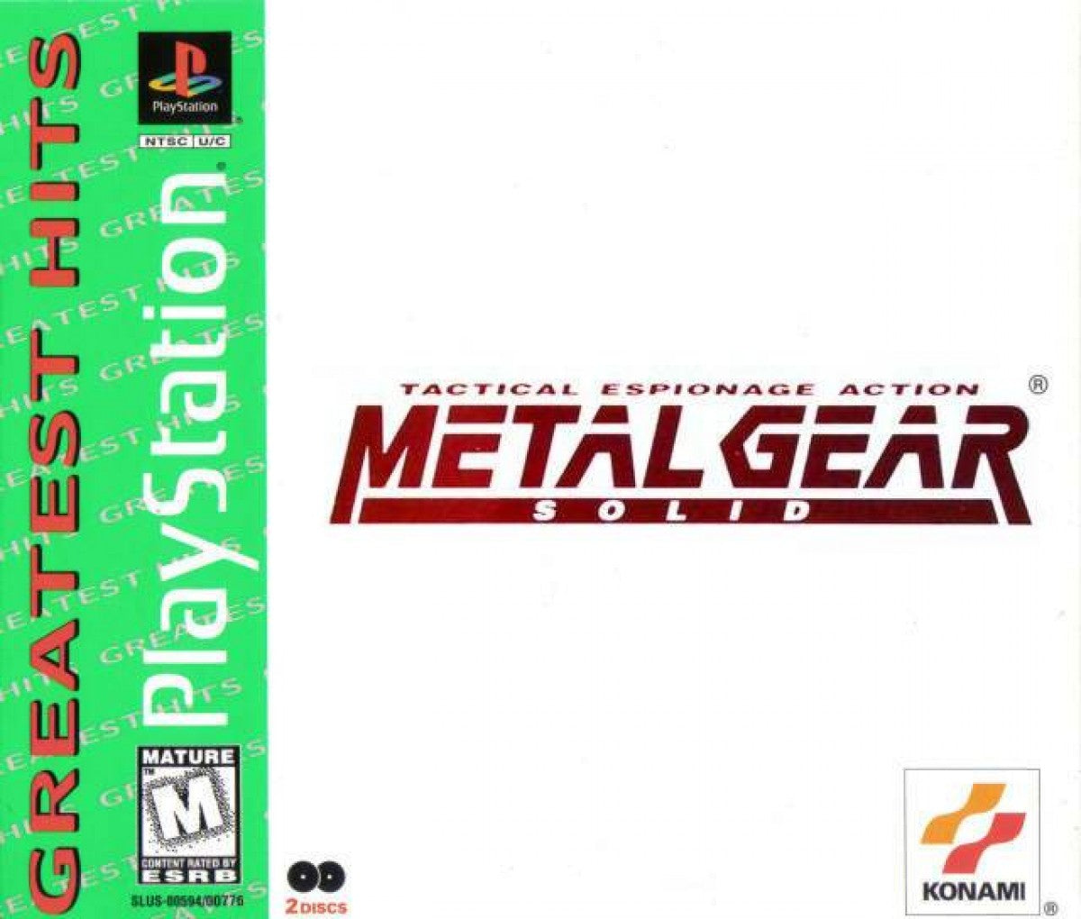 Metal Gear Solid [Greatest Hits] – PlayStation 1 (PS1)