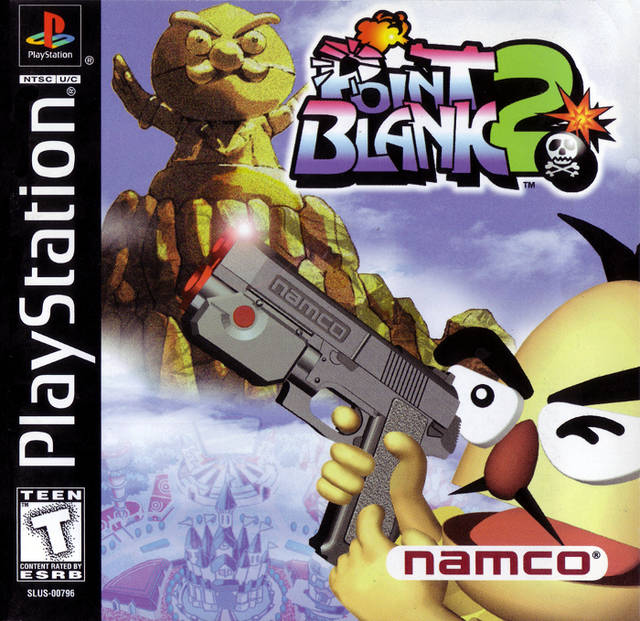 Point Blank 2 / AREA 51 w/Gun Peripheral (Playstation)
