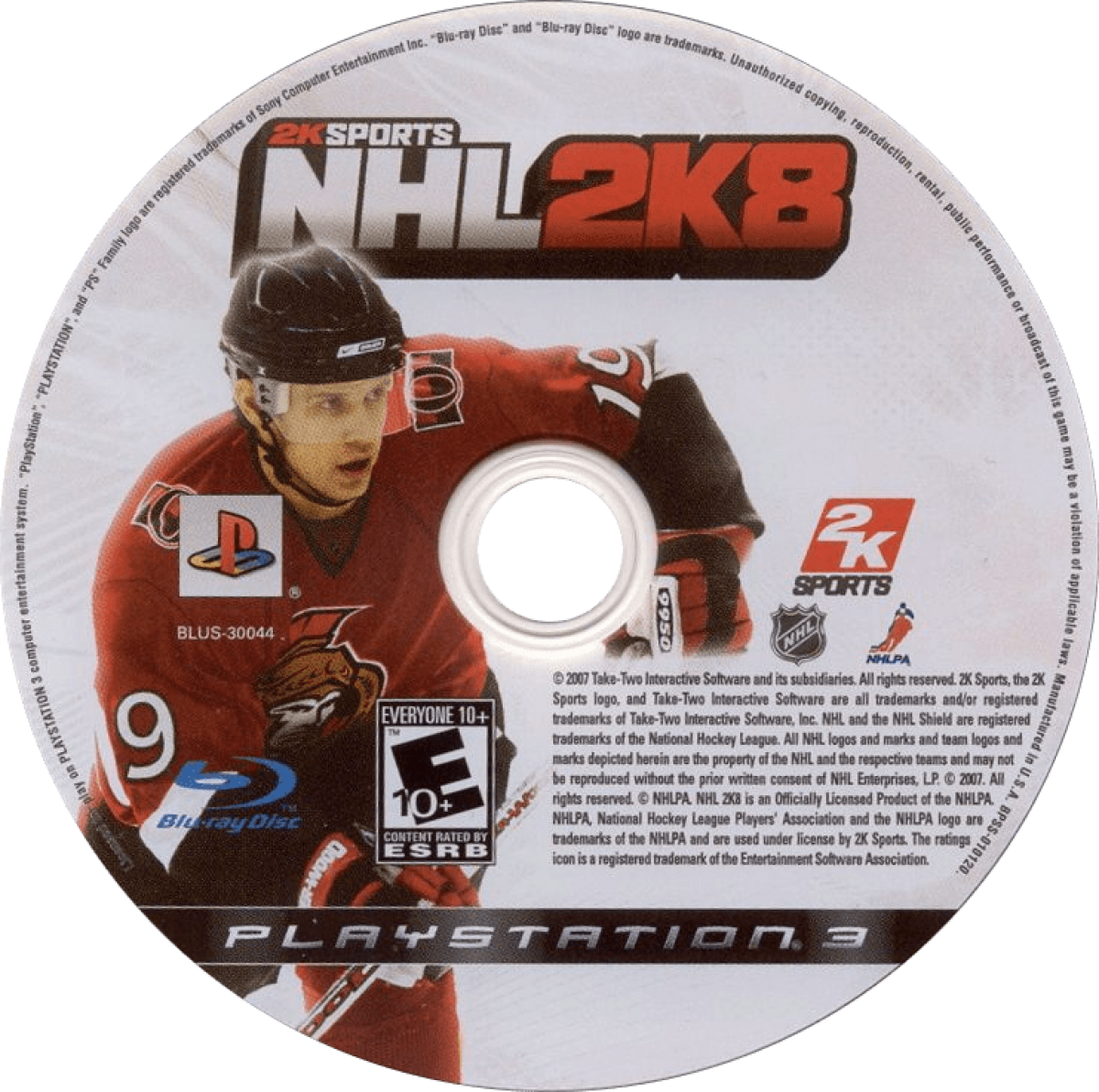 NHL 2K8 – PlayStation 3 (PS3)