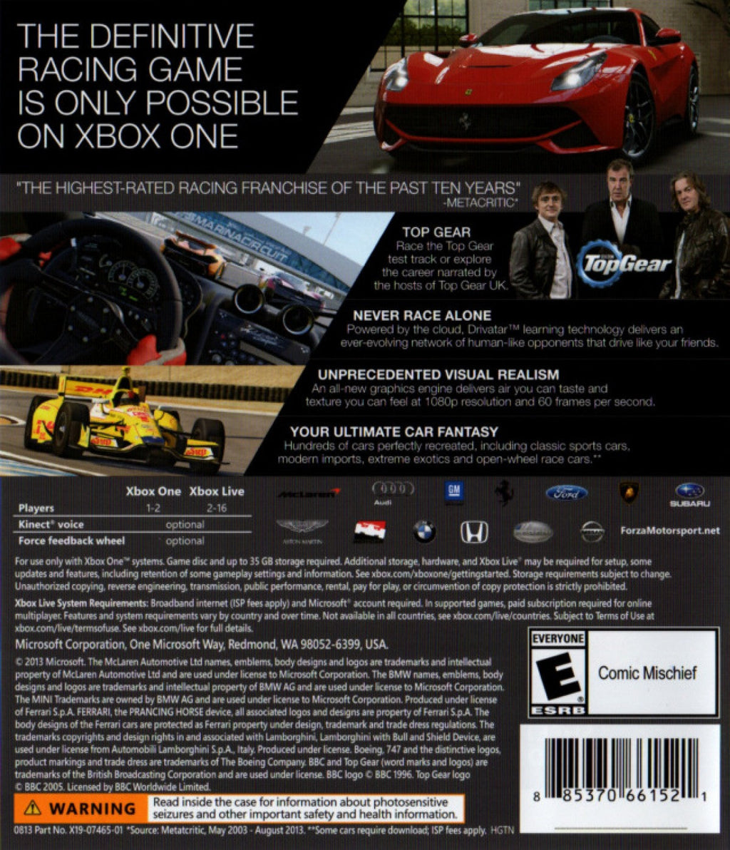 Forza Motorsport 5 – Xbox One (XONE)