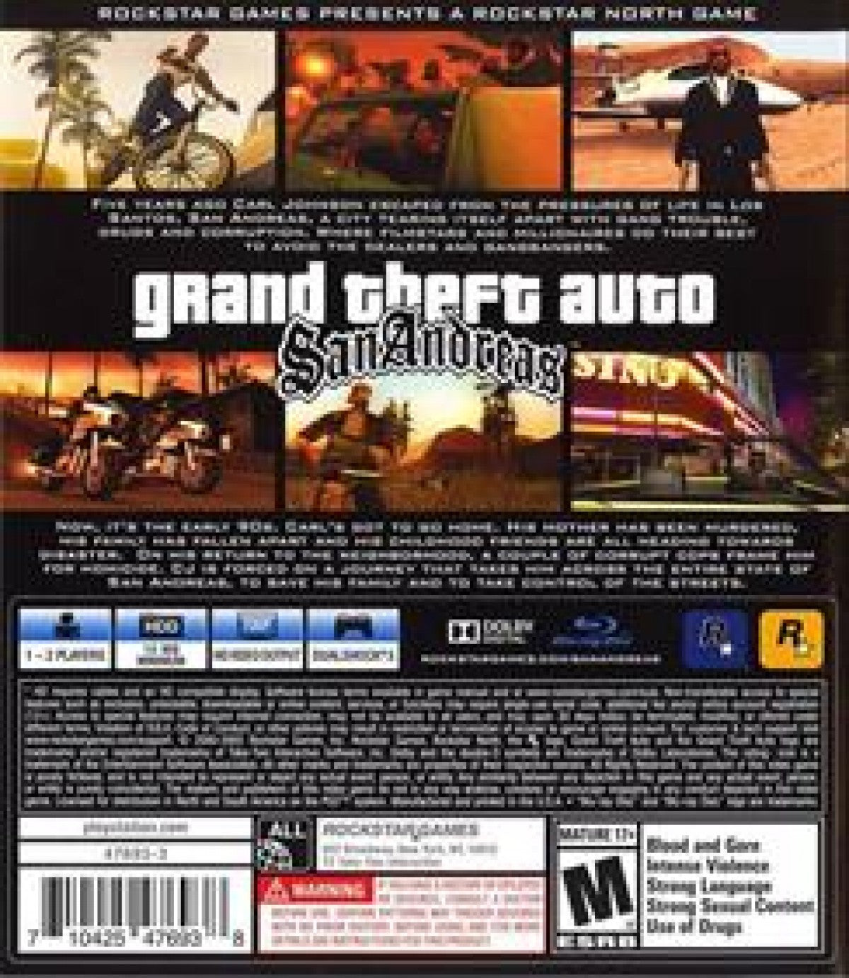 Grand Theft Auto: San Andreas [Greatest Hits] – PlayStation 3 (PS3)