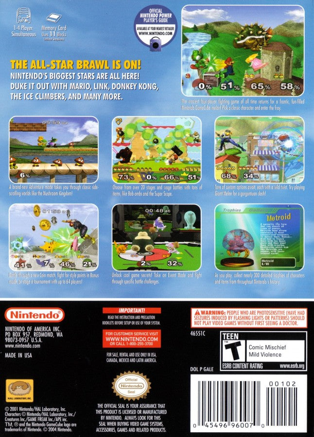Super Smash Bros. Melee [Player's Choice] – GameCube (GC)