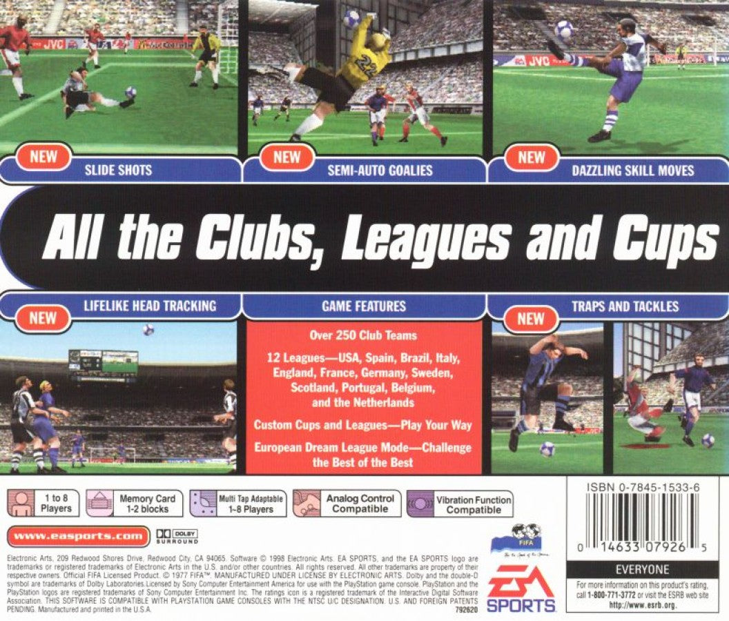 FIFA 99 – PlayStation 1 (PS1)