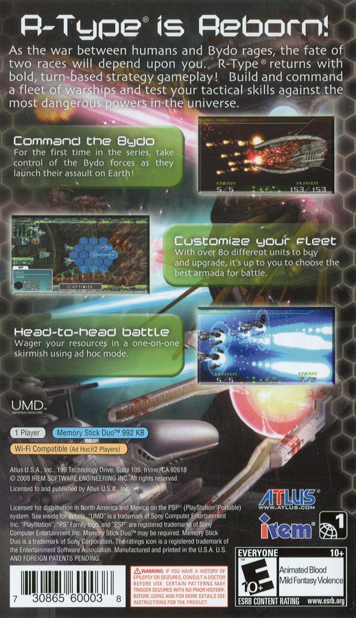 R-Type Command – PlayStation Portable (PSP)