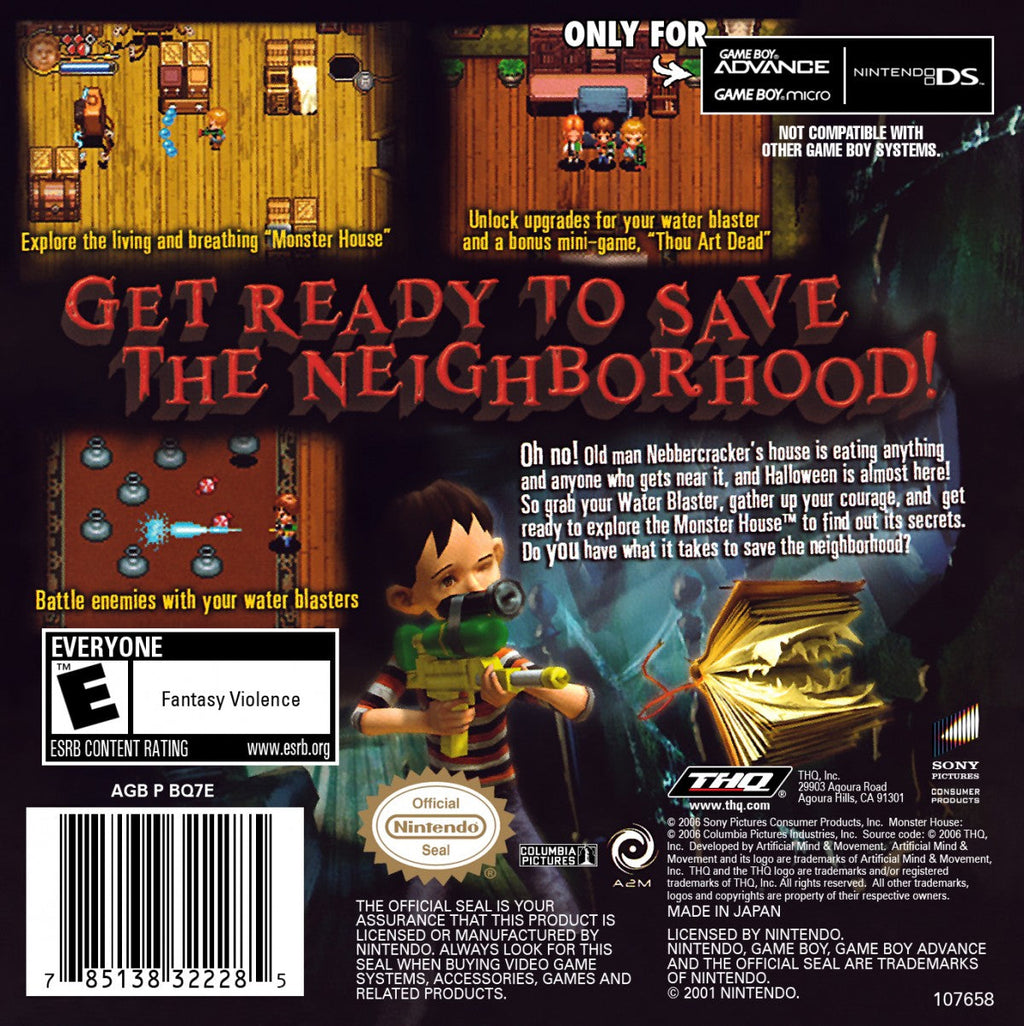 Monster House — Game Boy Advance (GBA)