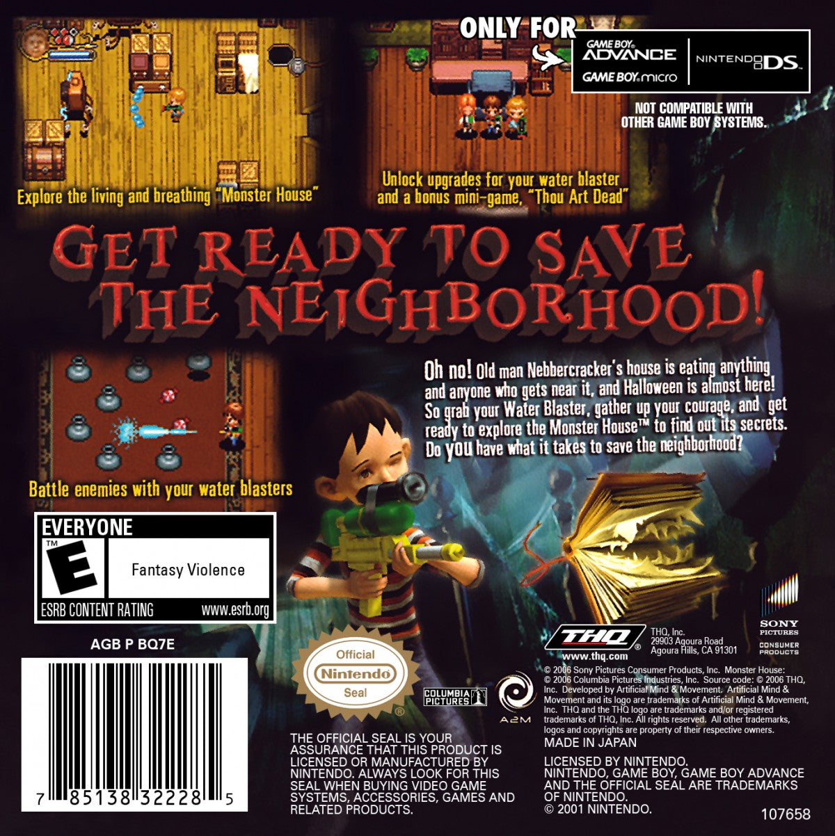 Monster House — Game Boy Advance (GBA)