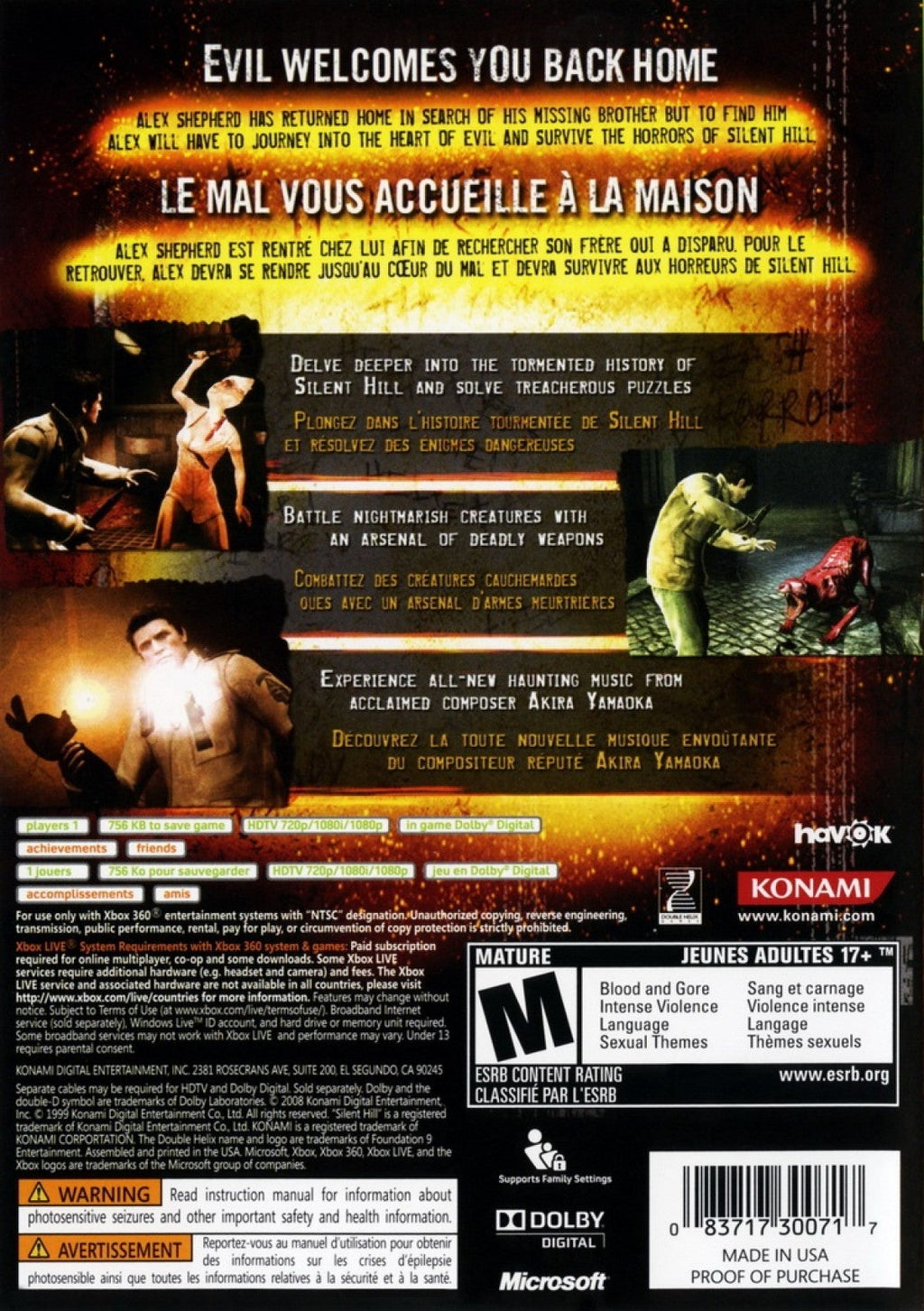 Silent Hill: Homecoming – Xbox 360 (X360)