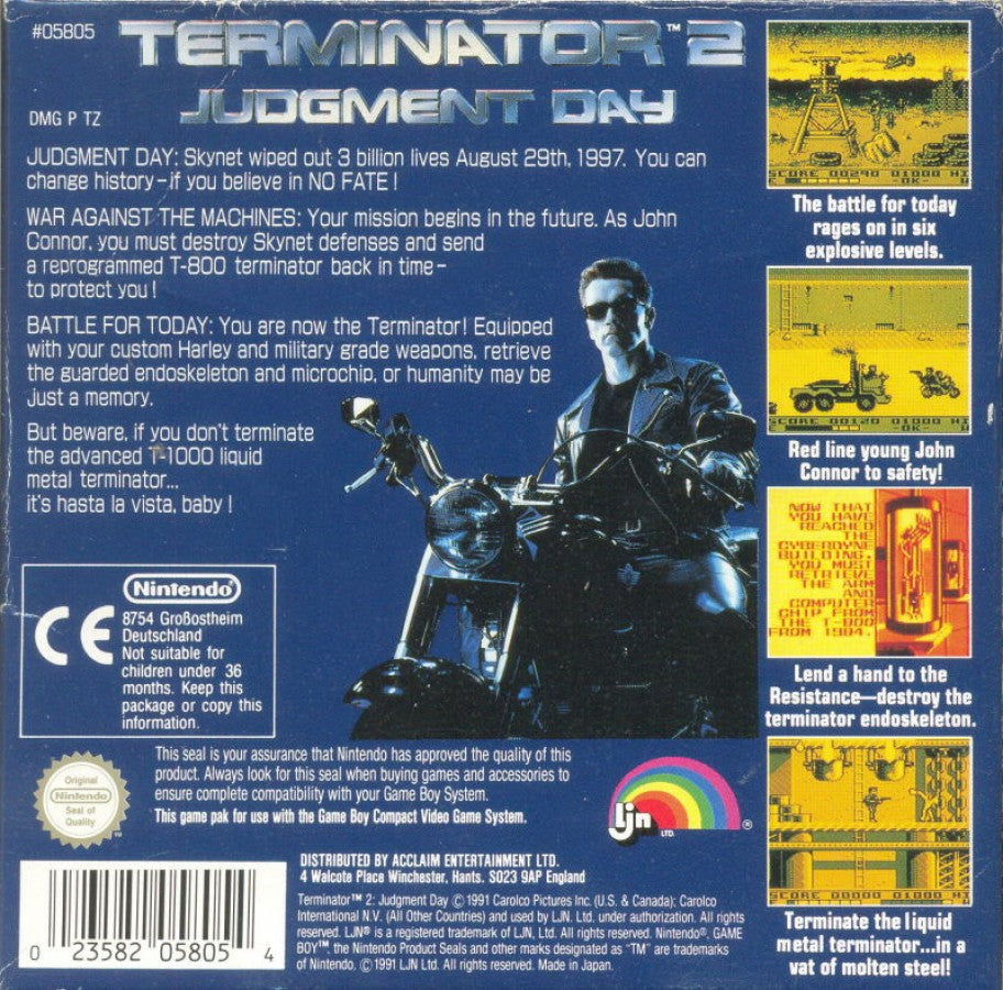 Terminator 2: Judgment Day  – Game Boy (GB)