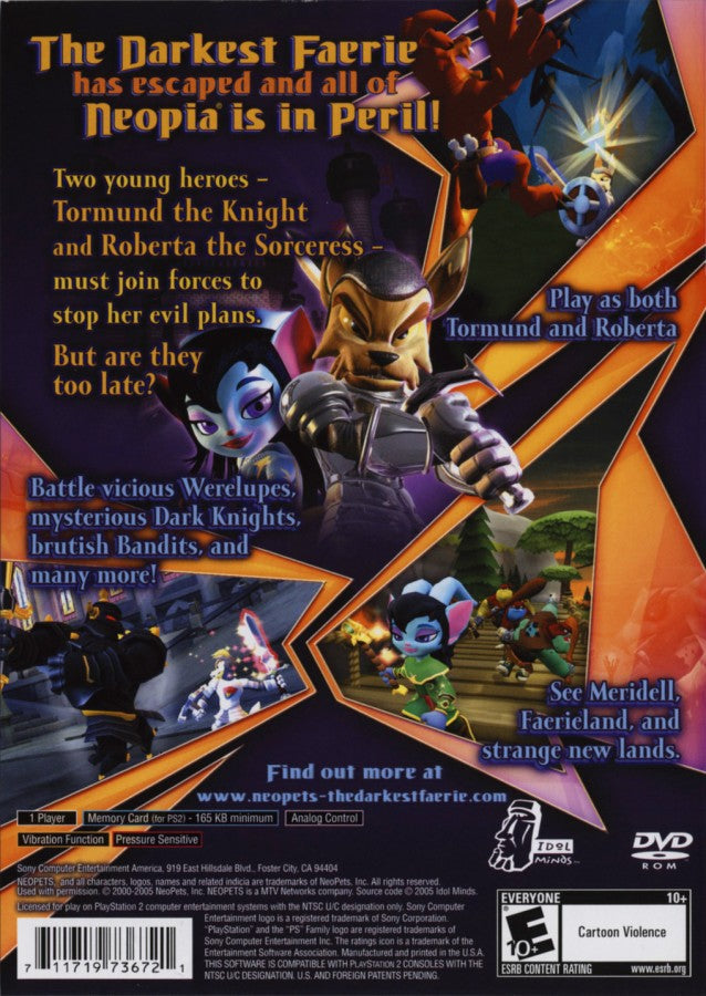 NeoPets: The Darkest Faerie – PlayStation 2 (PS2)