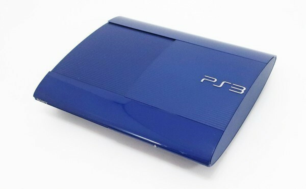 PlayStation 3 (PS3) Super Slim System [250GB] [Azurite Blue] – Scratch & Scuff Condition