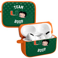 Miami Hurricanes X Betty Boop HDX Apple AirPods Pro 1 & 2 Case Cover