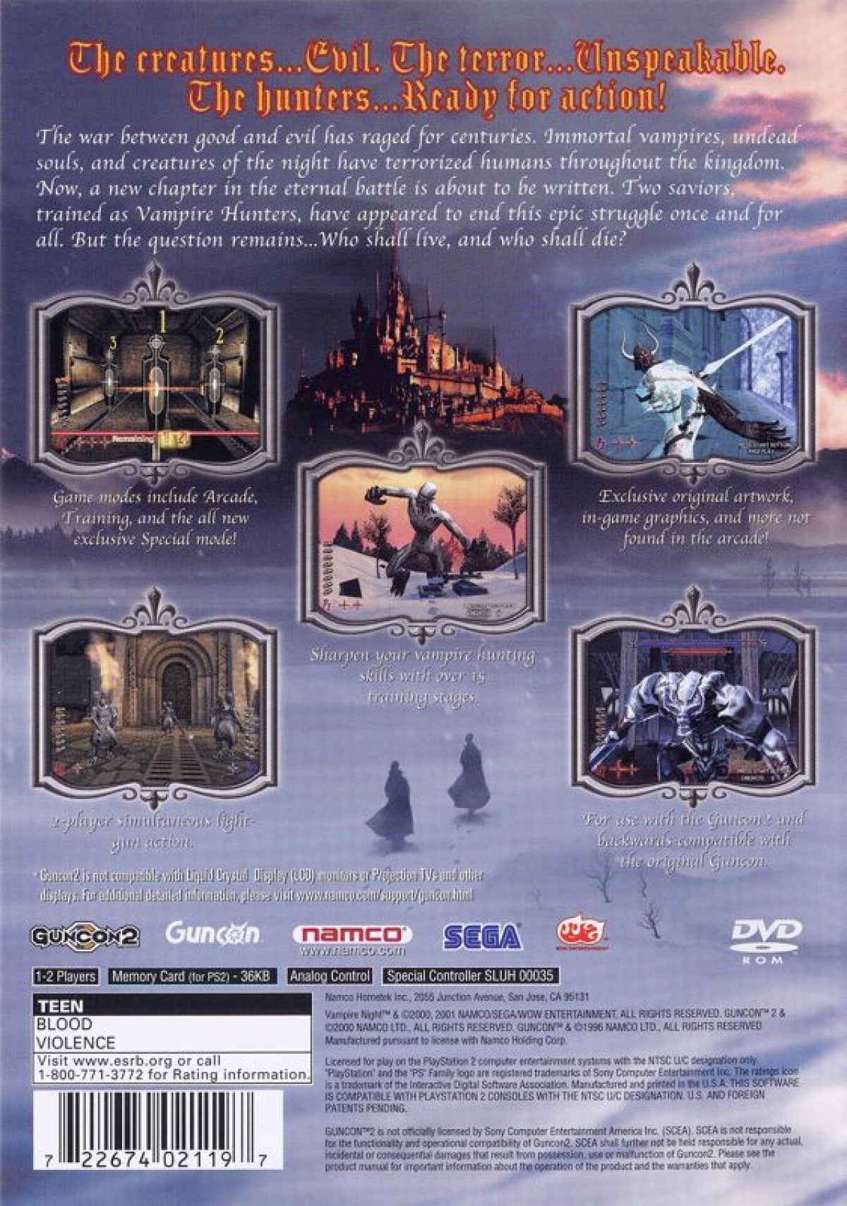 Vampire Night [Gun Bundle] – PlayStation 2 (PS2)
