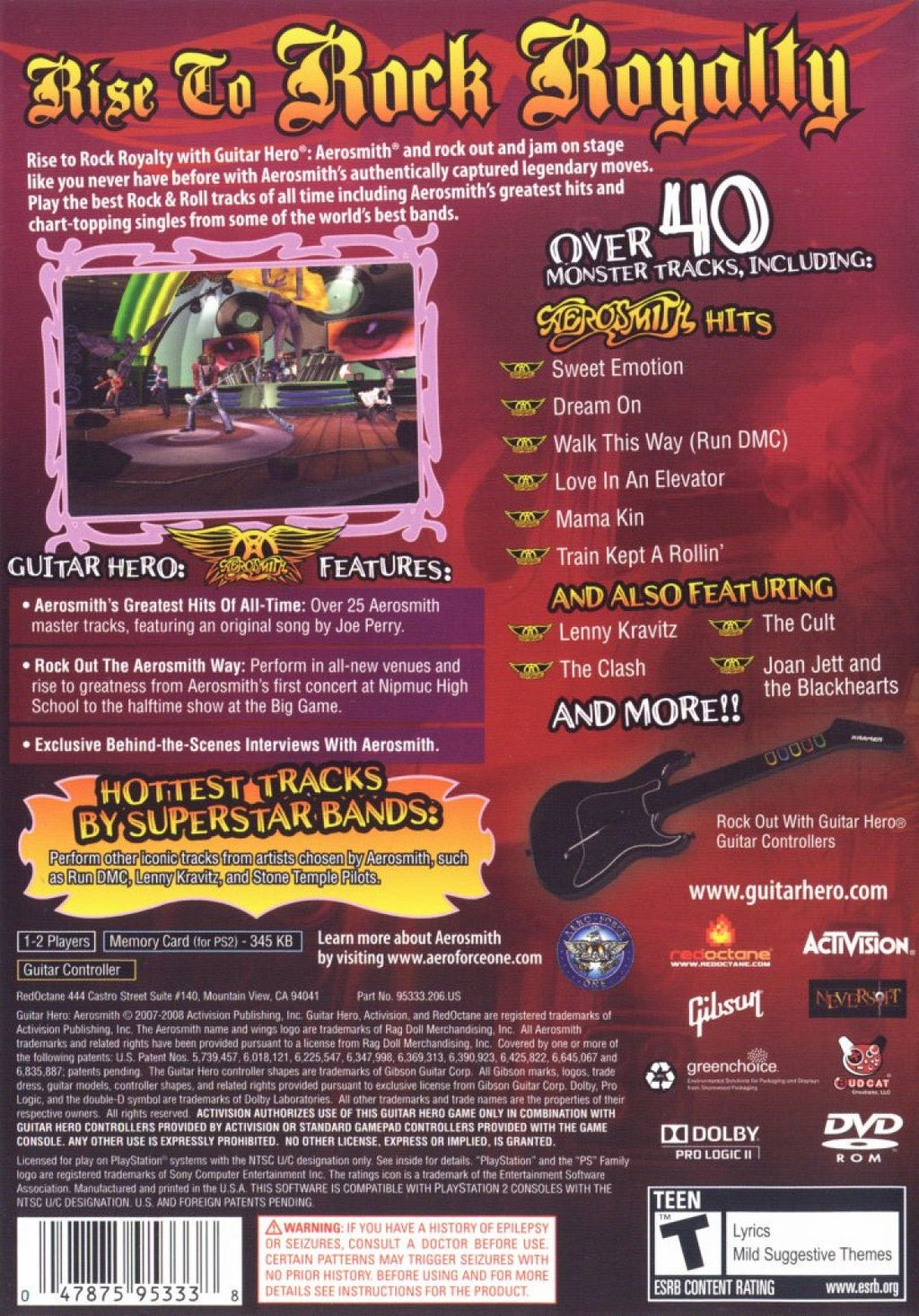 Guitar Hero: Aerosmith – PlayStation 2 (PS2)