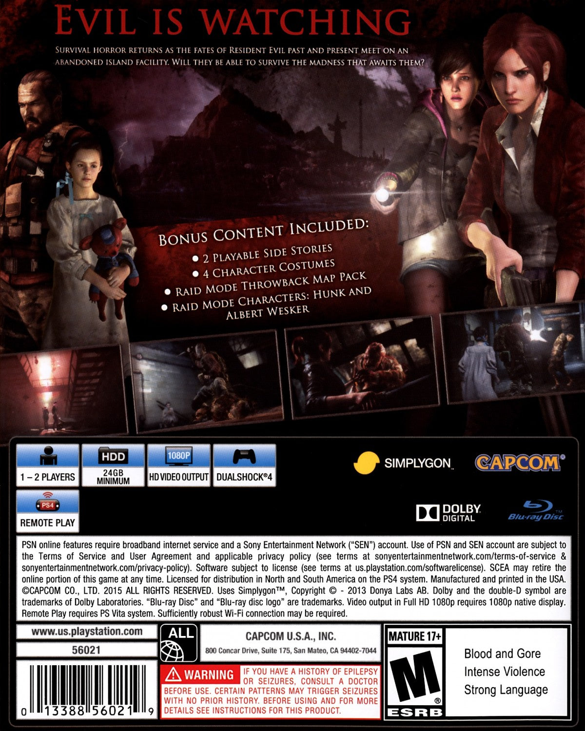 Resident Evil: Revelations 2 – PlayStation 4 (PS4)