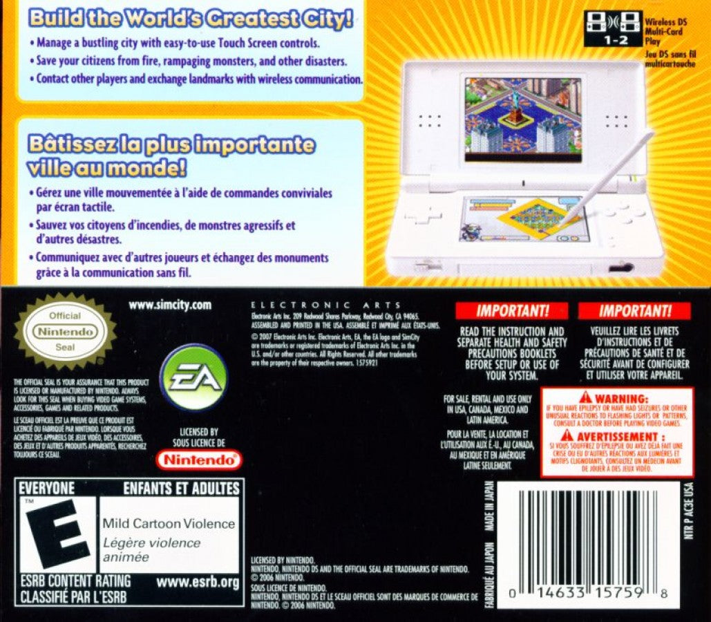 SimCity DS – Nintendo DS (DS)