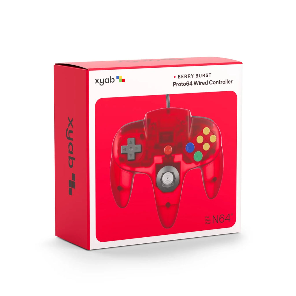 PROTO64 Wired Controller for Nintendo 64 (N64) [Berry Burst] – Nintendo 64 Accessory (N64)