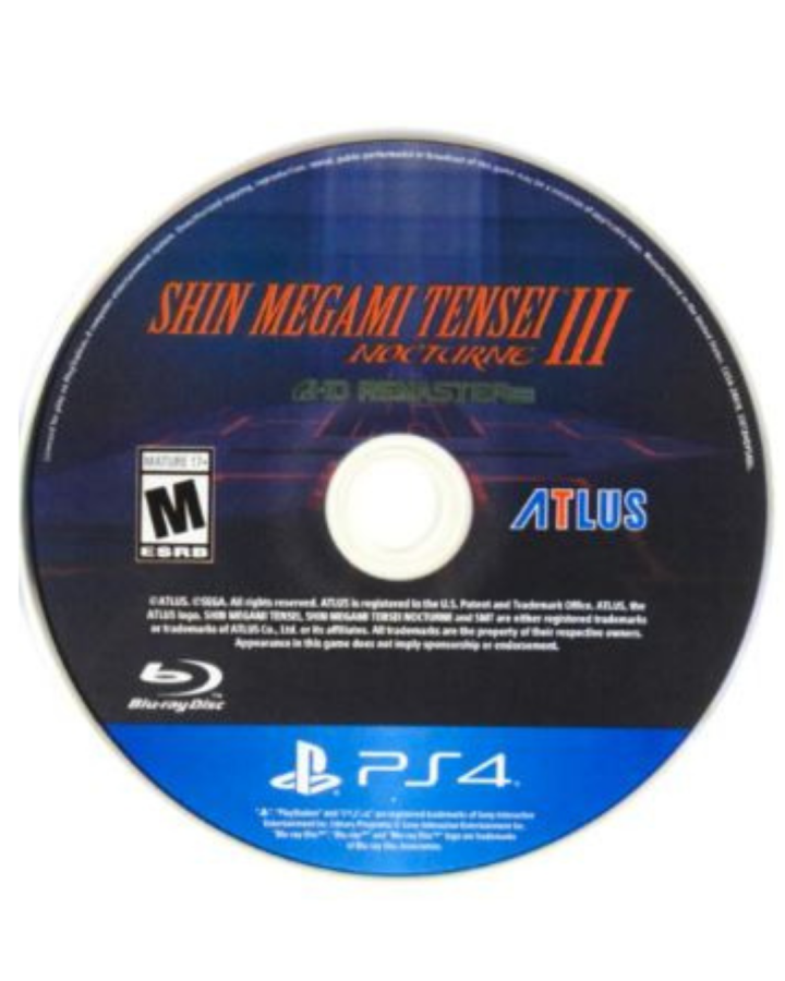 Shin Megami Tensei III: Nocturne (HD Remaster) — Playstation 4 (PS4)