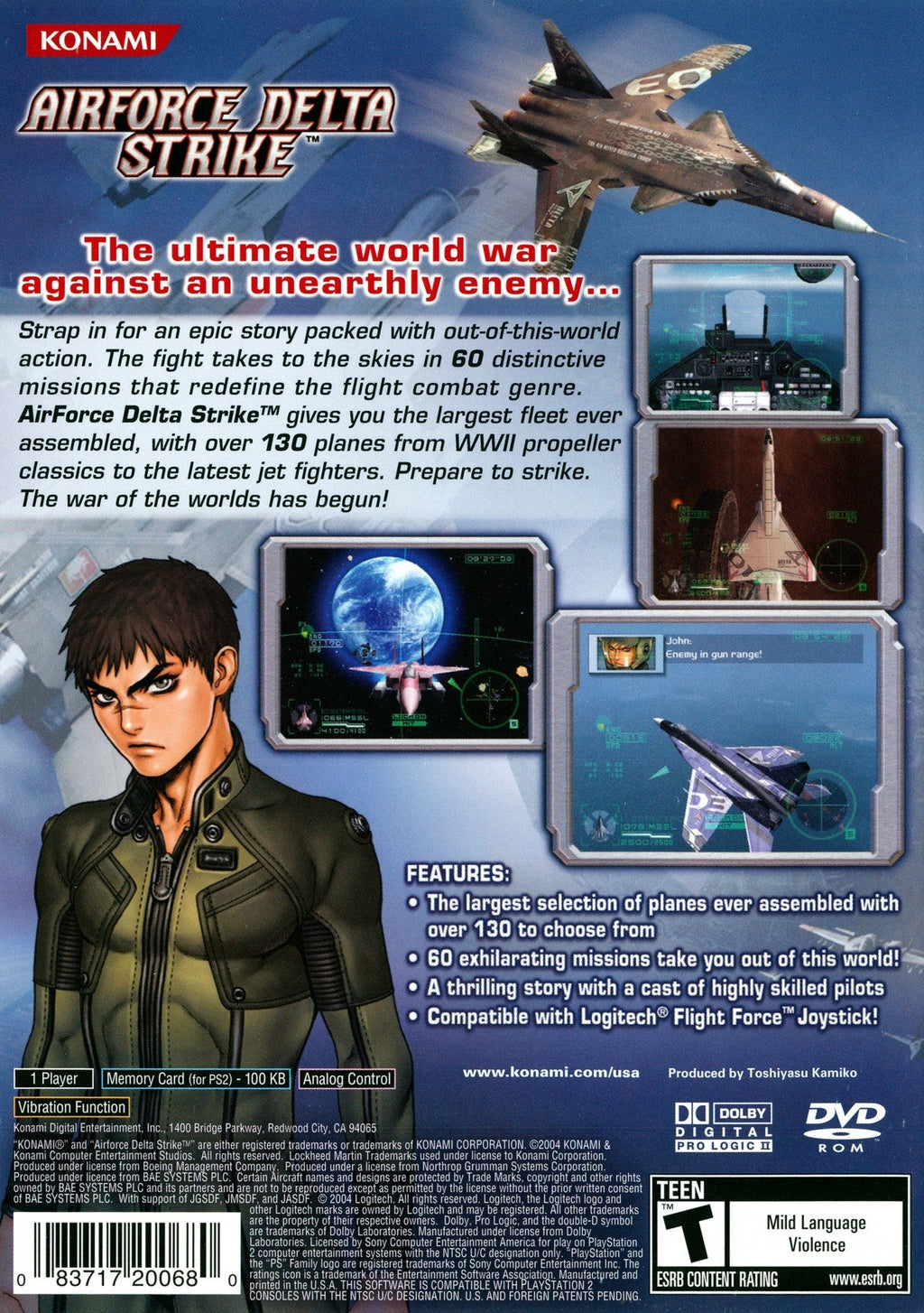 Airforce Delta Strike – PlayStation 2 (PS2)