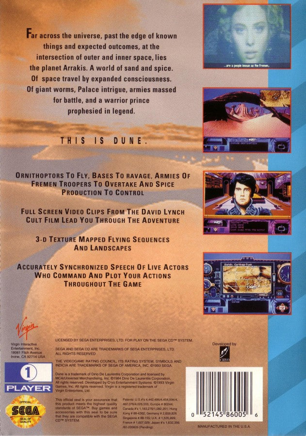 Dune – Sega CD (SCD)