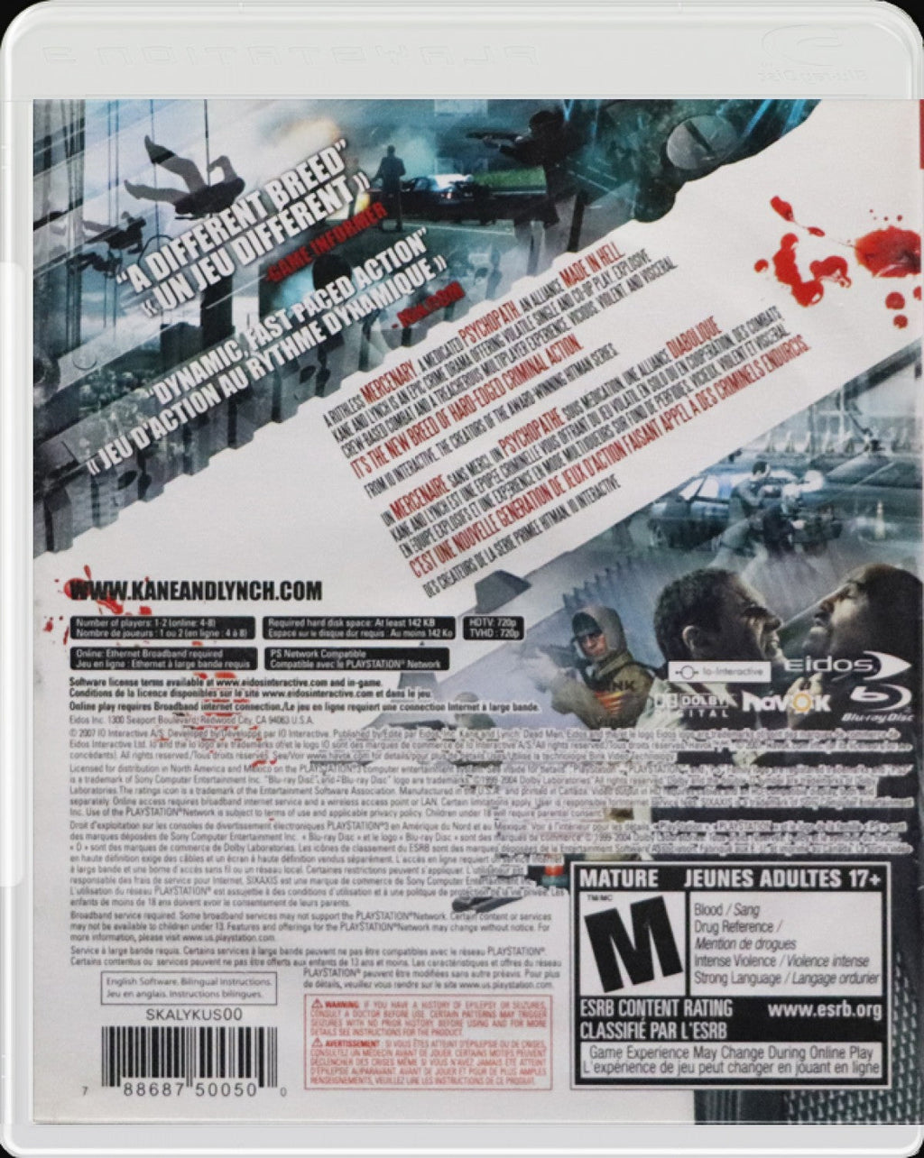 Kane & Lynch: Dead Men – PlayStation 3 (PS3)