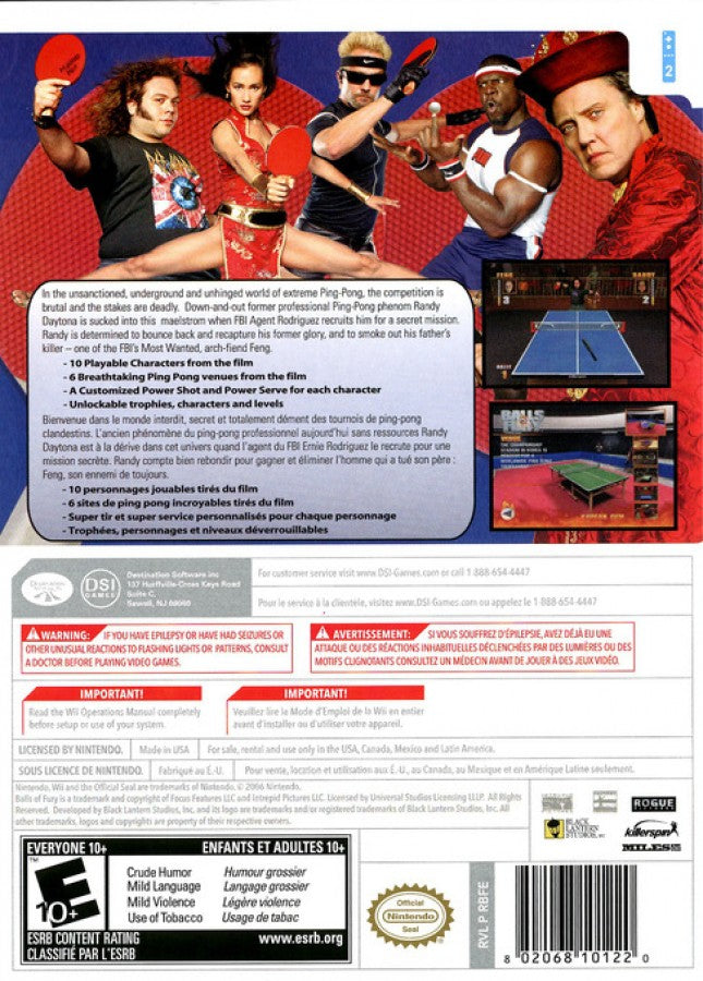 Balls of Fury – Nintendo Wii (Wii)