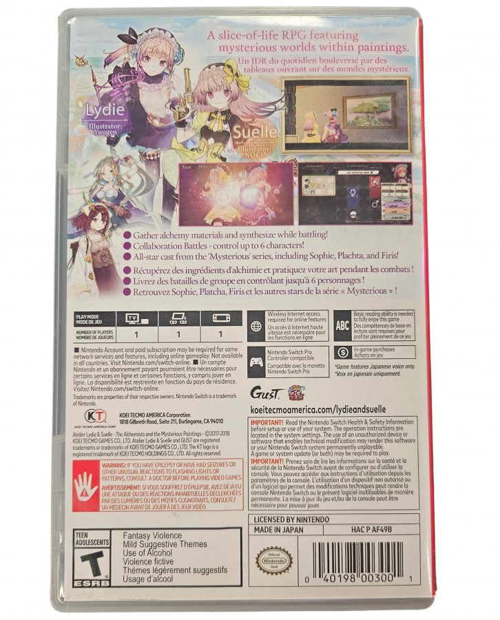 Atelier Lydie & Suelle – Nintendo Switch (NS)