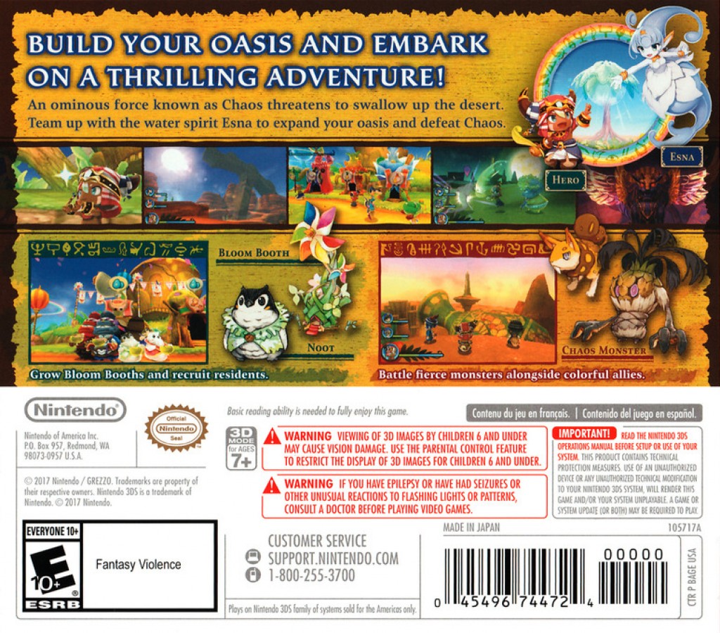 Ever Oasis – Nintendo 3DS (3DS)