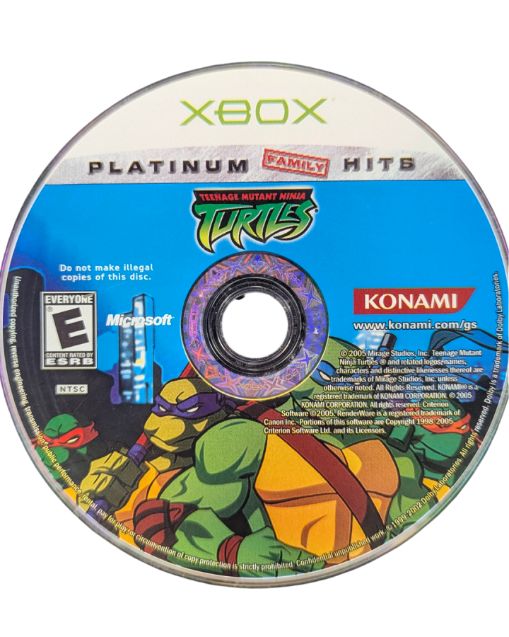 Teenage Mutant Ninja Turtles [Platinum Hits] — Xbox (XBOX)