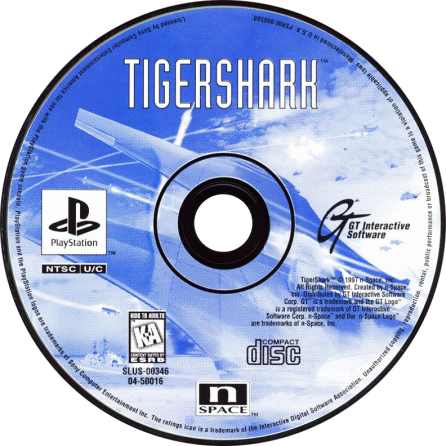 Tiger Shark – PlayStation 1 (PS1)