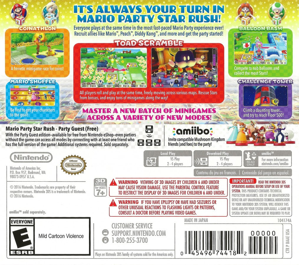 Mario Party: Star Rush – Nintendo 3DS (3DS)