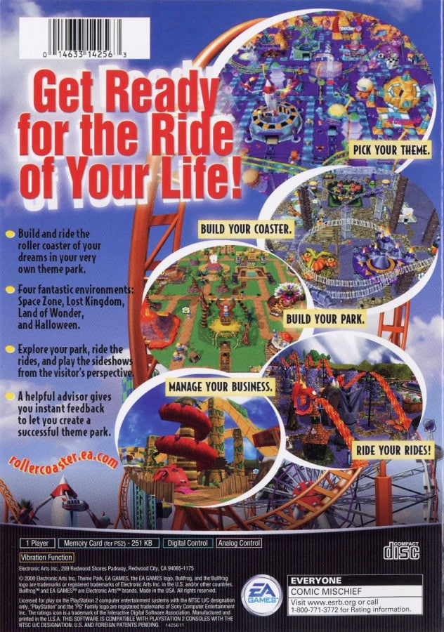 Theme Park Roller Coaster – PlayStation 2 (PS2)