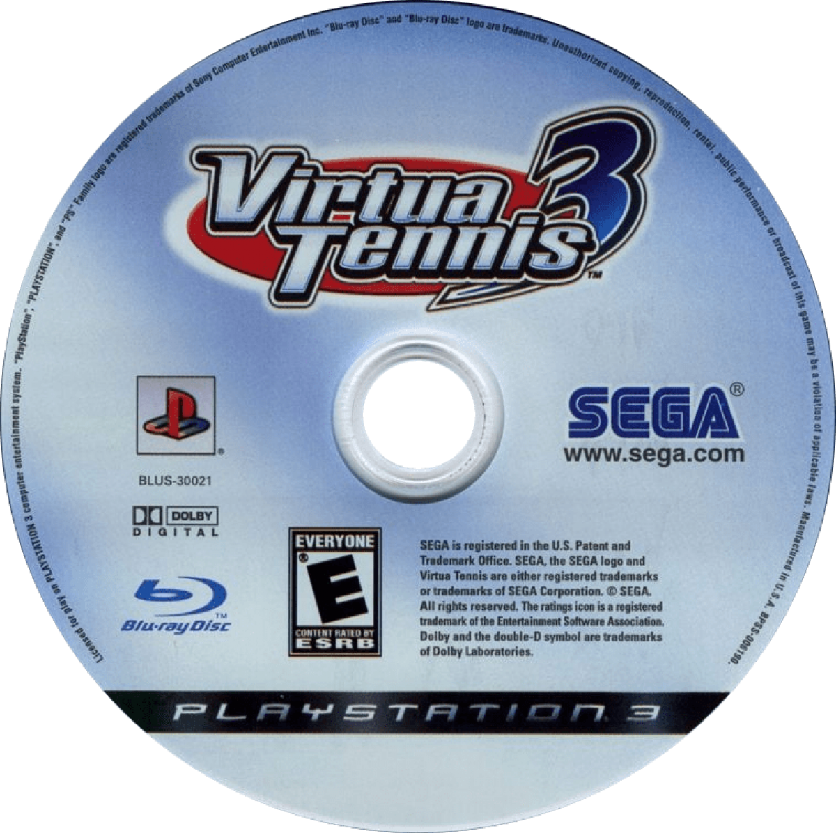 Virtua Tennis 3 – PlayStation 3 (PS3)