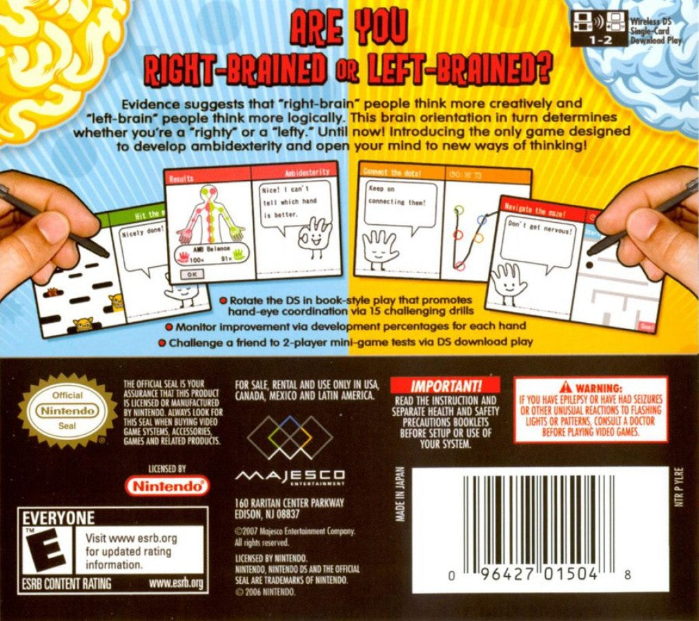 Left Brain Right Brain – Nintendo DS (DS)