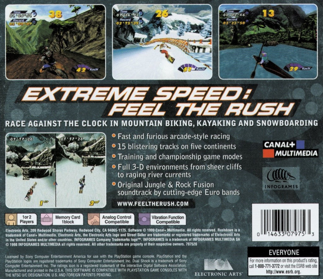 Rush Down – PlayStation 1 (PS1)