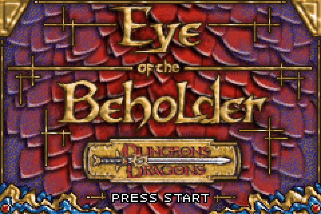Dungeons & Dragons: Eye of the Beholder – Game Boy Advance (GBA)