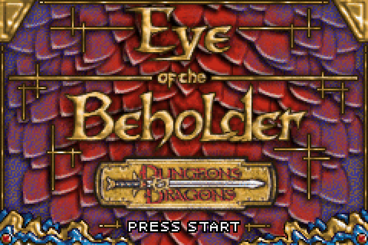 Dungeons & Dragons: Eye of the Beholder – Game Boy Advance (GBA)