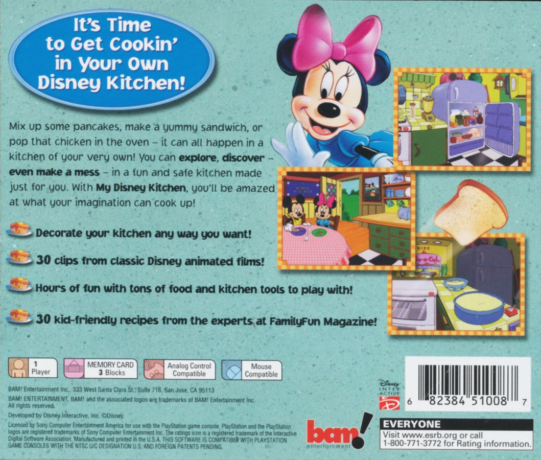 My Disney Kitchen – PlayStation 1 (PS1)