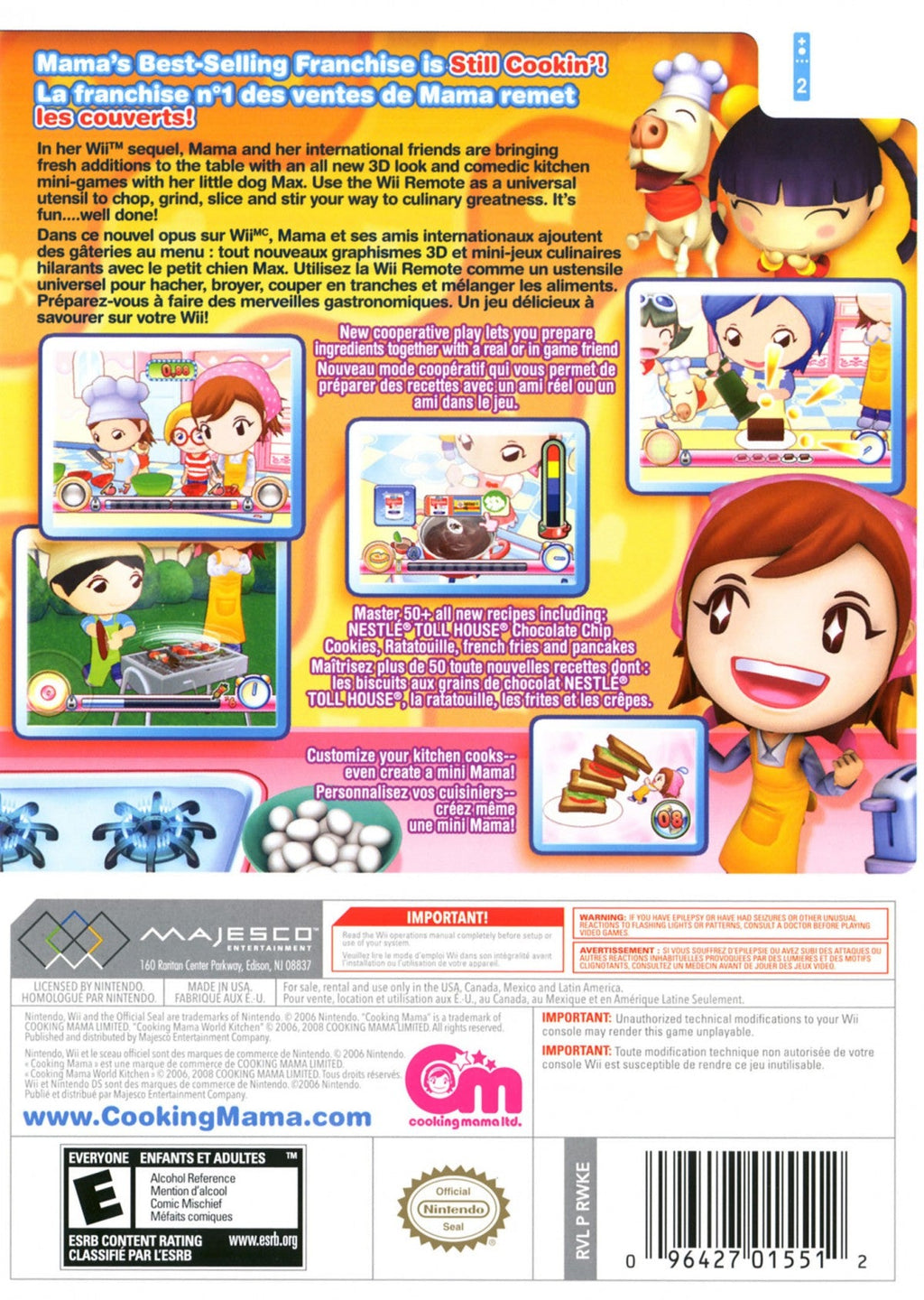 Cooking Mama: World Kitchen – Nintendo Wii (Wii)