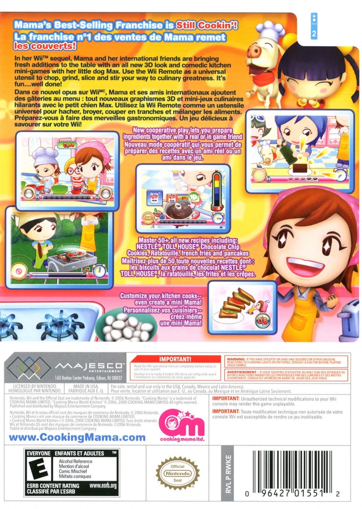 Cooking Mama: World Kitchen – Nintendo Wii (Wii)