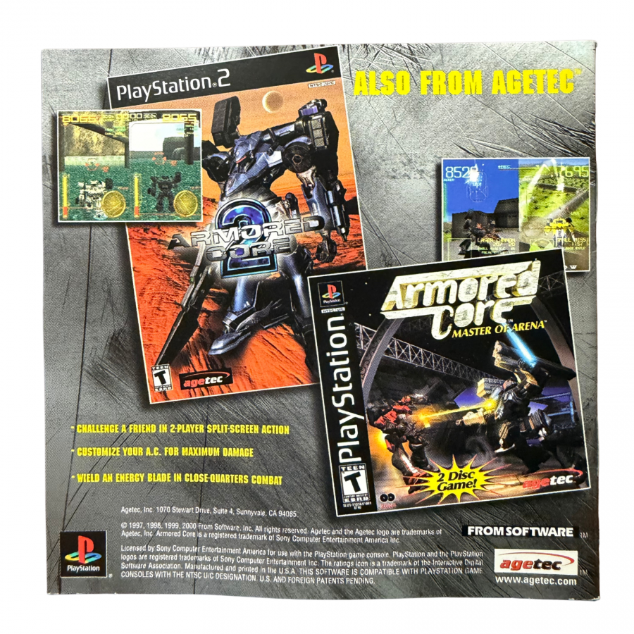 Armored Core [COMPLETE IN BOX] – PlayStation 1 (PS1)