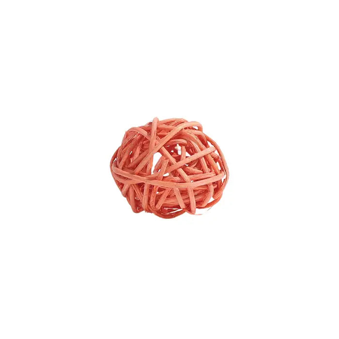 M-Pets Rattan Ball Cat Toy with Bell 4cm