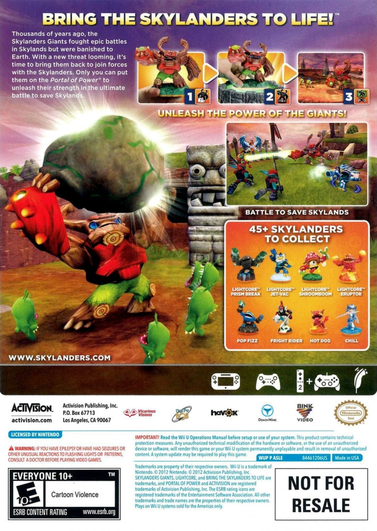 Skylander's Giants Starter Pack [CIB] – Nintendo Wii U (WiiU)