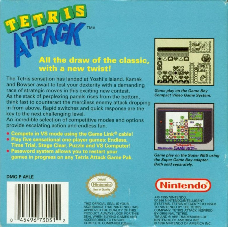 Tetris Attack – Game Boy (GB)